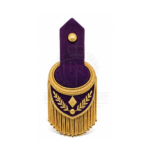 Épaulettes décoratives brodées de haute qualité pour commandes en gros, accessoires d'épaule à prix de gros - Product Image 6