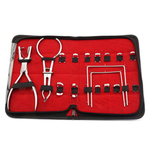 Kit complet d'isolation endodontique en caoutchouc pour traitement des canaux radiculaires, instrument professionnel d'isolation dentaire. - Product Image 1