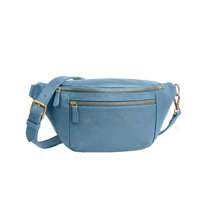 Riñonera Unisex de Cuero Genuino Antirrobo con Forma de Almohada, Cierre de Cremallera, Talla Única, Estilo Moderno para Correr, Venta al por Mayor, Personalizable - Product Image 5