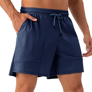 High Quality Men's Casual Fashion <b>Shorts</b> Quick-Dry Yarn Dyed Comfortable Fit Embroidered <b>Technics</b> Worsted Fabric Knee-Length - Product Image 6