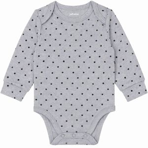 JALBEBE Mono de bebé unisex de talla única, manga larga, para otoño, ecológico, lavable, con cierre de botones, conjunto de body tejido - Product Image 2
