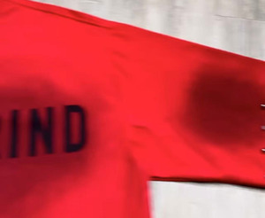 Men's <b>Red</b> Crew Neck T-Shirt With Bold Letter Print Casual Summer Style 100% Cotton Knitted Fabric <b>Silk</b> Screen Printing - Product Image 4