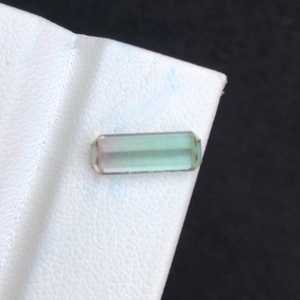 Tourmaline Verte Naturelle Taille Émeraude Pierre Précieuse Facettée Non Montée Origine Afghanistan Haute Qualité Certifiée Bijou Gemme - Product Image 2