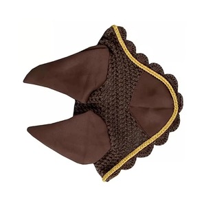 Voile anti-mouches en maille personnalisée de haute qualité pour chevaux, avec bonnet d'oreille, pour l'équitation, couleurs variées et options personnalisées, service OEM - Product Image 4