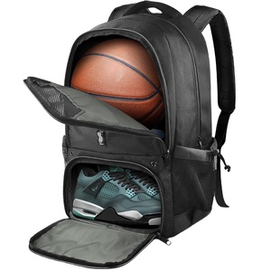 Sac de sport OEM, sac à dos de fitness pour femmes et hommes, basketball, football, soccer, rangement, entraînement, fermeture éclair, sport, souple, pliable - Product Image 2