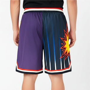 Shorts de sport décontractés pour hommes en toile respirante à séchage rapide, style hip-hop, 100 % coton, vente en gros - Product Image 3