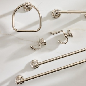 Barra para toallas de latón en tendencia, acabado dorado, accesorio de baño para lavabo, cocina, baño, metal de alta calidad - Product Image 5