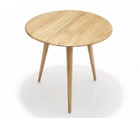Table basse en bois au design simple pour salle de repos et hôtel, couleur et taille personnalisées, finition naturelle, meubles