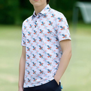 Polo de Golf Elástico para Jóvenes, Camiseta Deportiva de Manga Corta con Absorción de Humedad, Ropa Deportiva para Niños - Product Image 5