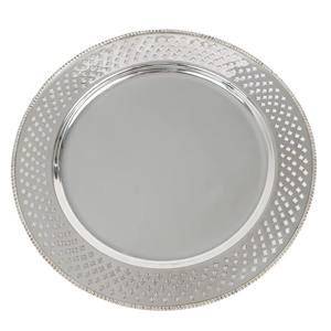 Bandeja de Frutas de Acero Inoxidable de Lujo, Superficie Pulida Lisa que Refleja la Luz, Hace que las Frutas Coloridas Lucan Vibrantes, Ideal para Bodas - Product Image 4