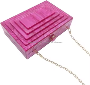Bolso de Mano de Resina Pintado a Mano con Asa para Mujer, Regalo de Boda para Novia - Product Image 1