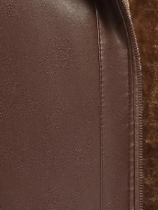 Custom Design Premium <b>Leather</b> Fur Bomber <b>Jacket</b> with Soft Sherpa Lining OEM Export Quality Manufacturing - Product Image 3