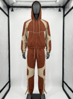 Veste coupe-vent sportive légère et respirante avec logo personnalisé imprimé, réfléchissante, et short de survêtement en nylon à fermeture éclair détachable