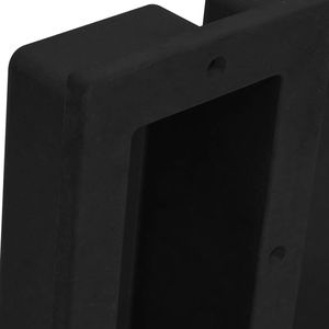Niche de douche noire mate 16,1''x20,1''x3,9'' avec 2 compartiments, étagères de salle de bain - Product Image 4
