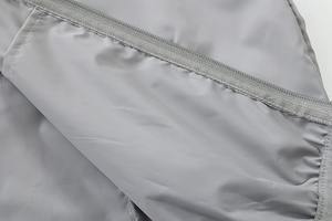Veste coupe-vent à col zippé OEM, veste coupe-vent imperméable de sport avec capuche, veste décontractée pour homme, veste matelassée pour l'extérieur avec capuche - Product Image 4