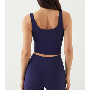Ensemble 2 pièces OEM ultra doux et extensible pour l'entraînement : Soutiens-gorge de sport à maintien élevé et Legging taille haute pour femme avec effet ventre plat - Product Image 3