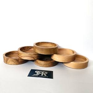 Base de Lámpara de Madera Natural Premium, Plataforma Redonda de Madera Sólida para Lámpara de Mesa, Lámpara de Noche e Iluminación Interior - Product Image 6