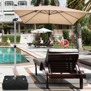 Base per Ombrellone da Patio con Ruote, Capacità 260 Libbre, Riempibile con Sabbia o Acqua - Supporto per Ombrellone Resistente e Portatile - Product Image 6