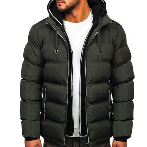 2026 Custom Fashion Men's <b>Fleece</b> Jacket Polyester Made Quilted Stand Collar Bomber JB Breathable Winter Jacket Unisex - Product Image 1