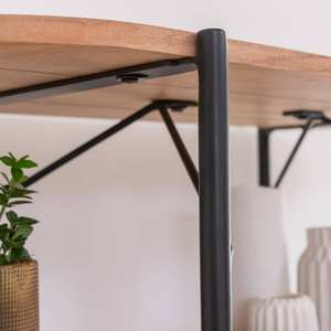 Estante Vandana Grand Falcon de madera de acacia y mármol - Product Image 4