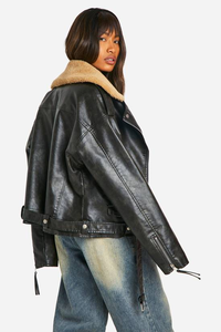 Veste de moto pour femme en coton tricoté respirant imperméable grande taille ajustée à fermeture éclair légère longueur régulière - Product Image 2