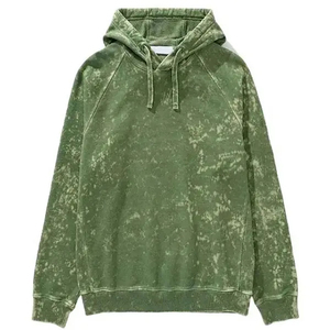 Sweat à capuche homme 100% coton de haute qualité, streetwear, tie-dye, délavé à l'acide et au pierre, vintage, oversize - Product Image 1