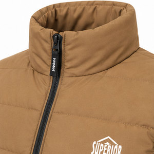Gilet matelassé d'hiver pour homme OEM, veste sans manches durable et chaude avec poches zippées, résistant au vent, vêtements de travail d'extérieur - Product Image 3