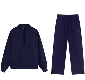 Factory Direct mens tracksuit Premium Cotton Blend hoodie <b>set</b> OEM Bulk Sports Apparel Supply - Product Image 1