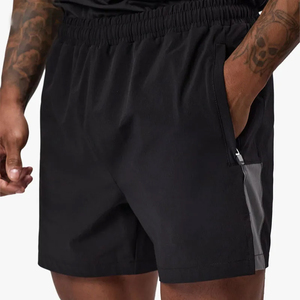 Proveedor Mayorista de Ropa Deportiva para Gimnasio, MOQ Bajo, Ropa Casual de Moda, Pantalones Cortos Transpirables de Cintura Media con Bolsillo - Product Image 1