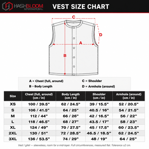 Chaleco de Cuero Genuino de Búfalo de 1.3mm para Mujer, Estilo Cuadrado, Regular, Moto, Biker, Streetwear, Modular - Product Image 6