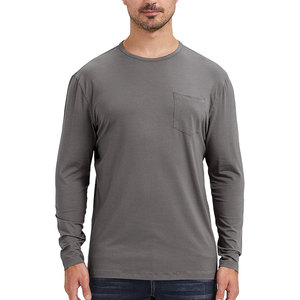 <b>Men's</b> Gray Short Sleeve O-Neck T-<b>Shirt</b> Regular Fit Casual Jersey 100% Cotton Silk Screen Printed Quick Dry Breathable 240g - Product Image 4