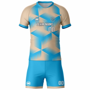 Ensemble de maillots de football personnalisés, uniforme de football, fournisseur OEM ODM de vêtements d'équipe, polyester respirant de haute qualité à séchage rapide - Product Image 2