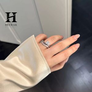 Trendy Pear Shape Wedding <b>Ring</b> <b>Set</b> 2-Piece Interlocking Bypass Contour Band 10K 14K White <b>Gold</b> Custom Jewelry - Product Image 2