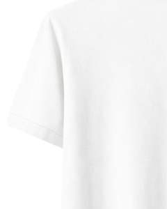 Camisa Polo Blanca Personalizada para Hombre, Mezcla de Algodón, Informal, Manga Corta, Verano, con Detalle de Cuello en Contraste Estampado, Diseño Clásico - Product Image 6