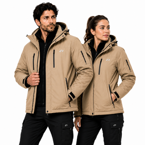 Unisex Khaki Men's <b>Jackets</b> Waterproof Softshell Hooded Tactical Outerwear Custom Logo OEM Wholesale Supplier - Product Image 1