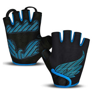 Guantes Deportivos Personalizados con Logotipo para Levantamiento de Pesas, Ciclismo y Deportes de Carrera, Medios Dedos, Antideslizantes - Product Image 1