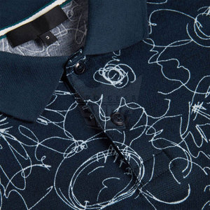 Chemises personnalisées pour hommes en sublimation, 100% coton tricoté, respirantes, anti-rides, séchage rapide, manches courtes, couleur unie, décontractées - Product Image 6