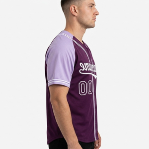 Custom Embroidery Vintage Softball Jersey Baseball Clothing Blank Mens Jerseys Baseball <b>Shirts</b> - Product Image 4