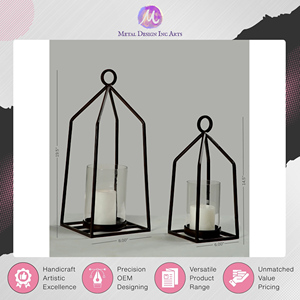Expertos en la Venta de Portavelas de Metal con Acabado Dorado de Calidad Genuina, Elegante Portavelas Decorativo para el Hogar y Eventos - Product Image 3