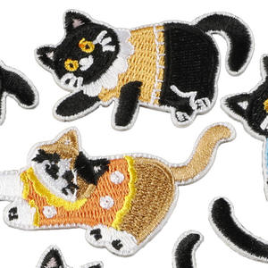 Wholesale Custom Embroidery Patches Iron On Skull Badge 3D Embroidered Graphic Fabric Patch for Hats Bags <b>Jackets</b> Backpacks DIY - Product Image 1