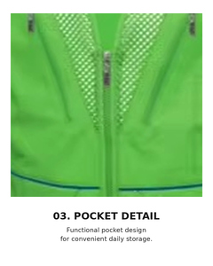 Lightweight Polyester High-Visibility Leisure <b>Utility</b> <b>Vest</b> for Men | MARK MK-258 OEM/ODM Korean Brand - Product Image 5