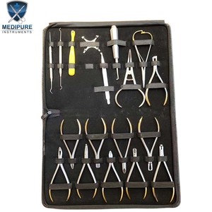 Kit de Instrumentos de Ortodoncia de Alta Calidad para Tratamiento de Aparatos Dentales con Alicates y Cortadores - Product Image 1