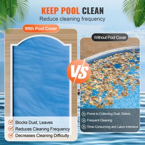 Copertura Solare di Sicurezza per Piscine Rettangolari 24x12 piedi, Telo Solare Interrato da 12 Mil, Copertura Solare da 12 Mil - Product Image 5
