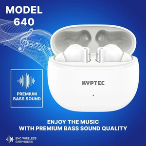 Audífonos Inalámbricos KYPTEC 640 ENC con Cancelación de Ruido, Bluetooth, Micrófono, Control Táctil y Estuche de Carga - Product Image 5