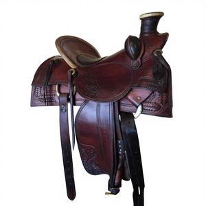 Selle d'équitation en cuir de buffle véritable avec arceau en bois, gravure personnalisée, qualité supérieure, selle anglaise pour équipement d'équitation - Product Image 2