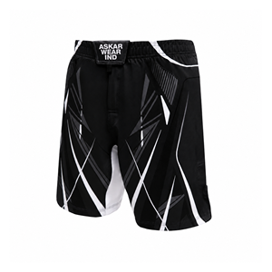 กางเกง MMA สีเทาสำหรับผู้ชาย ยี่ห้อ Askar Wear ลายพิมพ์แบบ Sublimation แห้งเร็ว ทรงปกติ สำหรับกีฬามวยปล้ำผสม  ไซส์ผู้ใหญ่ - Product Image 1