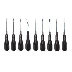 ชุดเครื่องมือถอนฟันแบบแมนนวล 7 ชิ้น ยี่ห้อ Dental PDL Elvatome Spade Mini Root Elevator Proximators Luxating ได้รับการรับรองมาตรฐาน CE ระดับ Class I - Product Image 1