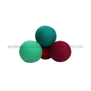Boules de séchage en laine pour Machine à laver le linge 6 Pack Organic Pure New Zealand 100% Feutre Laine Boules colorées en gros Nepal Made - Product Image 1
