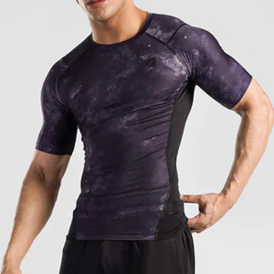Camiseta Deportiva de Manga Larga Personalizable para Hombre, Compresión, Tejido Ecológico, Secado Rápido, Protección UV, Impresión Digital - Product Image 2