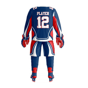 Uniformes de hockey sur glace de qualité supérieure, fabrication en usine, ensembles d'uniformes de hockey sur glace, prix de gros, uniformes de hockey sur glace OEM - Product Image 2